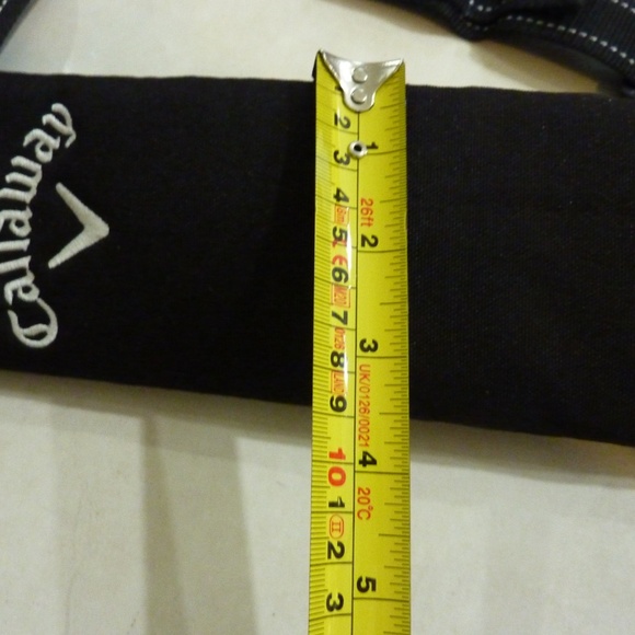 CALLAWAY Single Padded Adjustable Golf Bag Strap Replacement Golf Strap - Black - Picture 5 of 6